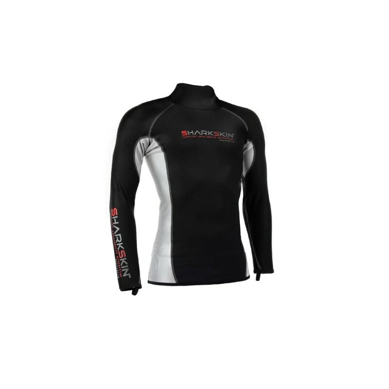 Sharkskin CHILLPROOF Long Sleeve Mens Black/Silver S