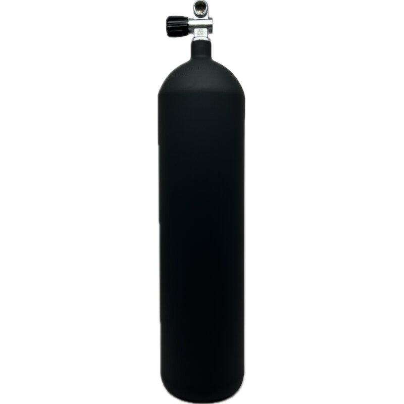 ECS 12L lang/232 bar Stahl TG konkav ( matt schwarz ) mit erw. Monoventil 12144