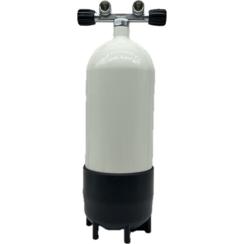 [32001668] FABER 8 L weiß / 232 bar Stahl TG mit Twinventil 12944