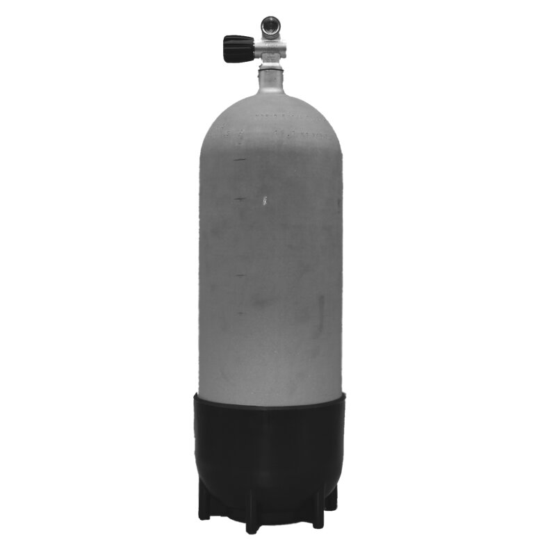 [32001808] Faber 15 L / 232 bar "Hot Dipped" Stahl TG mit Standfuß und erweiterbarem Monoventil 12144