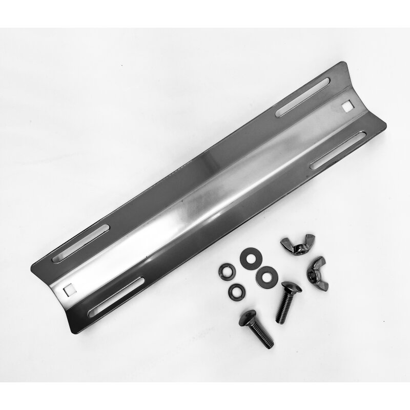 Monoflaschenadapter Edelstahl mit Schraubensatz