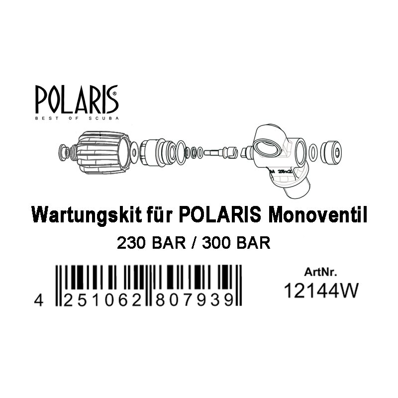Polaris Wartungssatz für Ventil 12144
