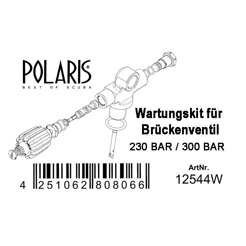 Polaris Wartungssatz für für Brückenventil mit Zweitabgang