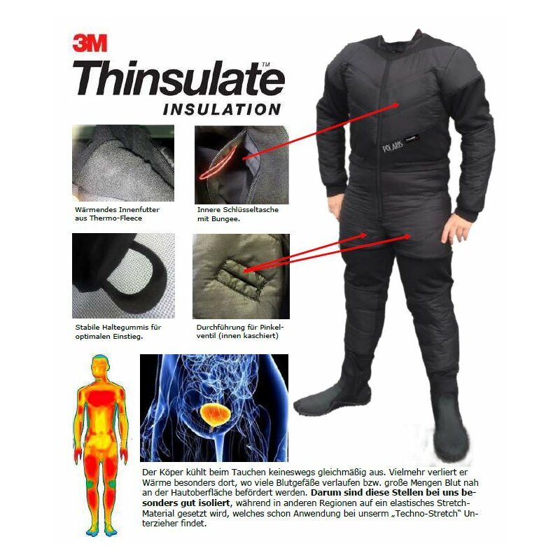 Polaris Proline Unterzieher "Ice Proof", XXL