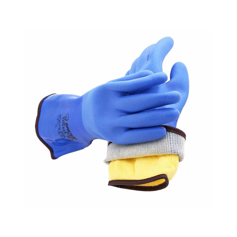 Showa Handschuhe blau M, mit Innenhandschuh,