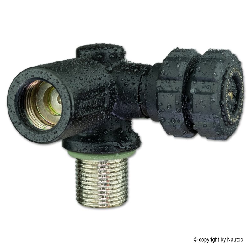 NAUTEC - Rebreather Valve DarkLine Air 232 bar 90º left