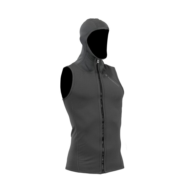 Sharkskin T2 CHILLPROOF VEST WITH HOOD FULL ZIP MENS XS