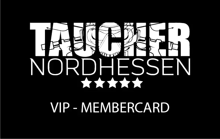 Taucher Nordhessen Karte (Einzelkarte)