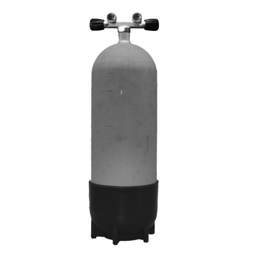 [32001807] Faber 15 L / 232 bar "Hot Dipped" Stahl TG mit Standfuß und Twinventil 12944