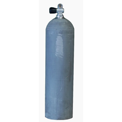 [32000010] MES 11,1 L Aluflasche natur 207 bar mit Ventil 12144