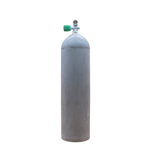 [32000013] MES 11,1 L Aluflasche natur 207 bar mit Nitrox Ventil 12400