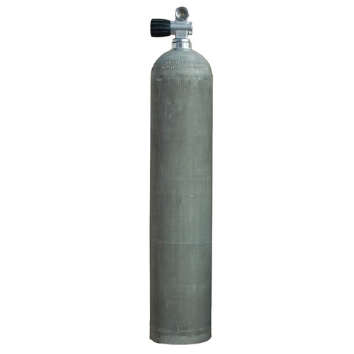 [32000024] MES 5,7 L Aluflasche natur 207 bar mit Ventil 12144