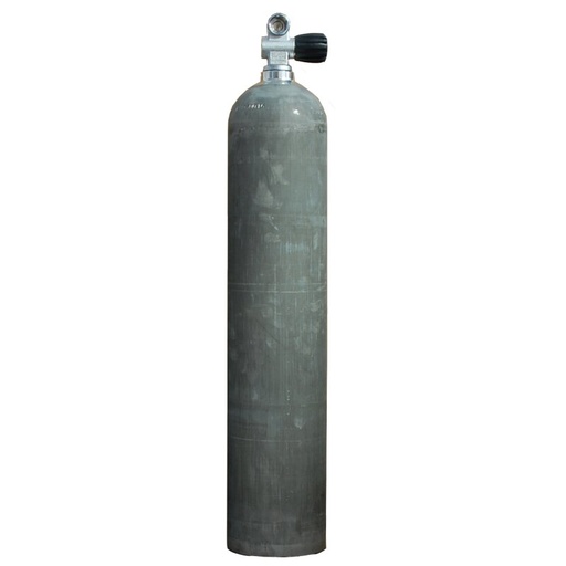 [32000025] MES 5,7 L Aluflasche natur 207 bar mit Ventil 12144RE