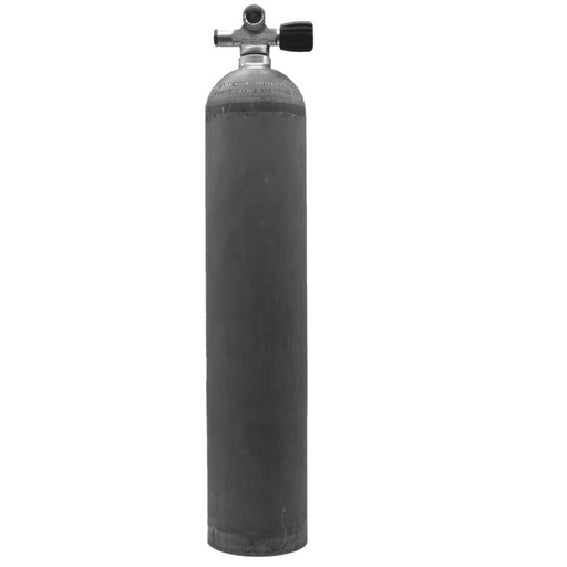 [32000027] MES 5,7 L Aluflasche natur 207 bar mit Ventil 12544-RE
