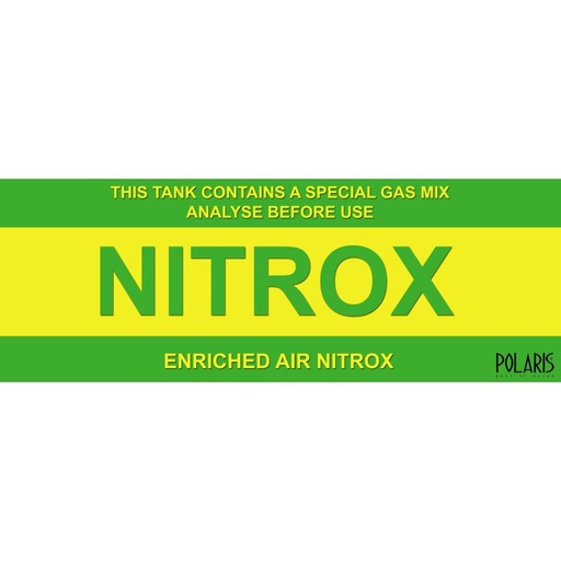 [32000102] Aufkleber Nitrox - 29,8  x 10,4 cm
