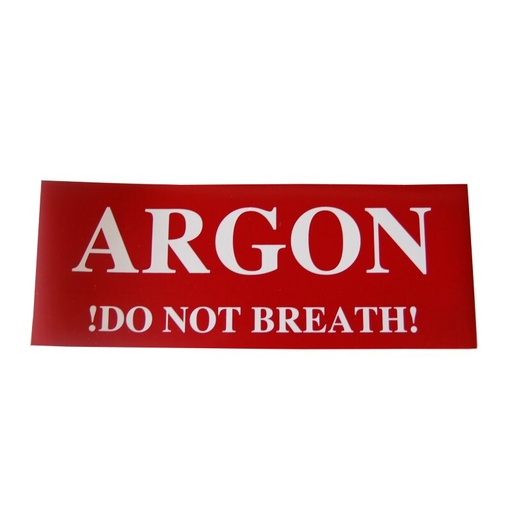 [32000106] Aufkleber Argon - 29,8 x 10,4 cm