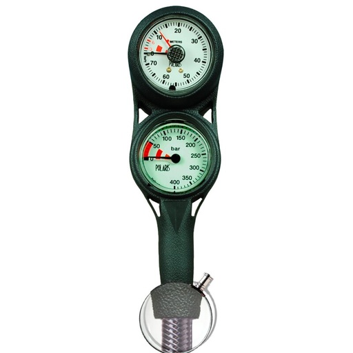[32000231] Zweierkonsole Slim Line mit Tiefenmesser und Miflex HD Schlauch