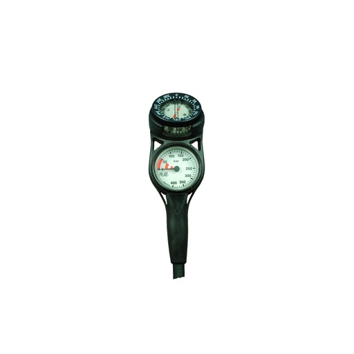 [32000235] Zweierkonsole Slim Line mit Kompass, komplett mit Miflex HD-Schlauch