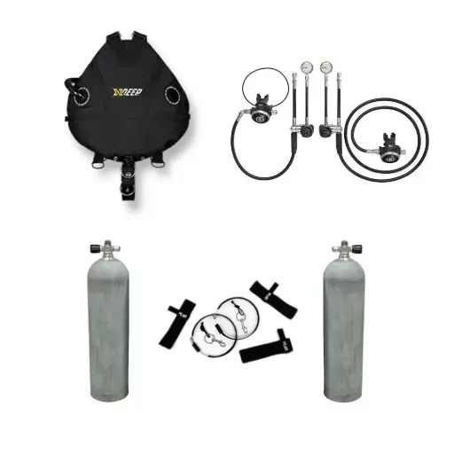 Sidemount Komplett Set - Premium